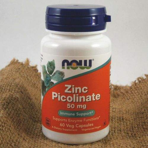 NOW Foods Zinc Picolinate 50 mg 60 kapslí
