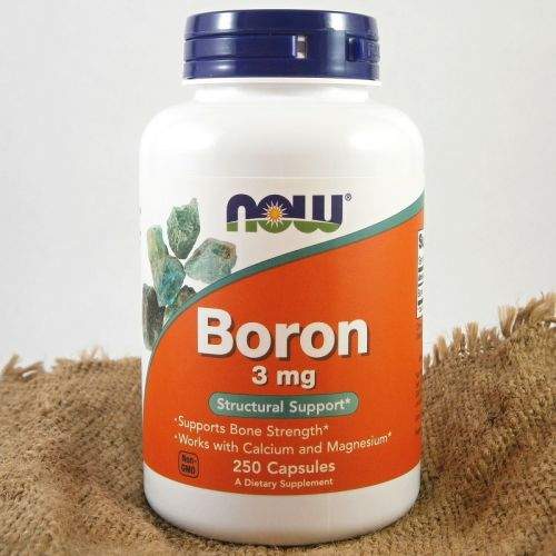 NOW Foods Boron 3 mg 250 kapslí