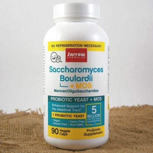 Jarrow Formulas Saccharomyces Boulardii + MOS probiotika 5 miliard 90 kapslí