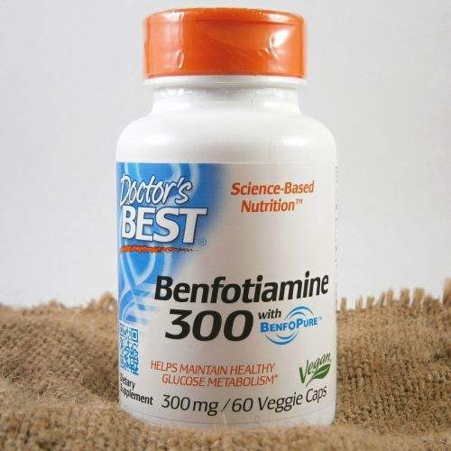 Doctor’s Best Benfotiamin 300 mg 60 kapslí