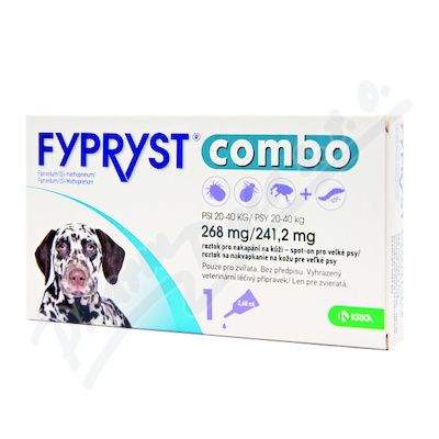 KRKA FYPRYST combo 1x 2,68 spot-on pro psy 20-40 kg