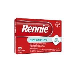 Rennie Spearmint bez cukru 36 tablet
