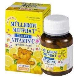 Dr.Müller Müllerovi medvídci s vitaminem C citron 45 tablet