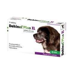 Krka Dehinel Plus XL Tablety pro psy 2 tablety
