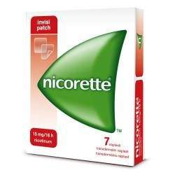 Nicorette Invisipatch 15 mg/16 h transdermální náplast 7 ks