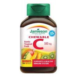Jamieson Vitamín C 500 mg tropické ovoce 120 tablet
