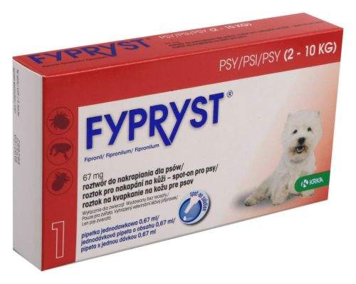 KRKA Fypryst Dogs 1 x 0,67 ml