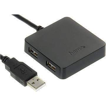 Hama USB 2.0 4 port černý