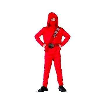 Made Kostým Ninja červený vel. L