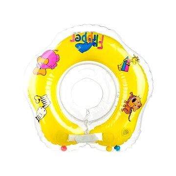 Teddies Plavací nákrčník Flipper žlutý