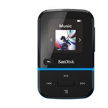 SanDisk MP3 Clip Sport GO 32 GB modrá