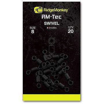 RidgeMonkey RM-Tec Swivel Velikost 8 20ks