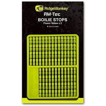 RidgeMonkey RM-Tec Boilie Stops Fluoro žlutá 216ks