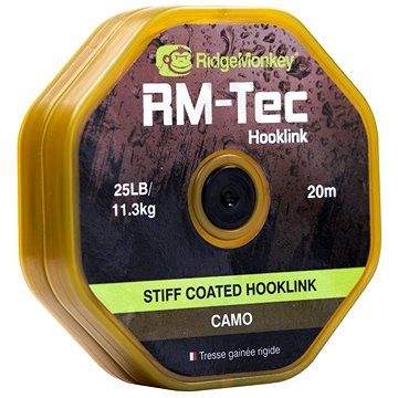 RidgeMonkey RM-Tec Stiff Coated Hooklink 35lb 20m Camo