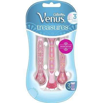 GILLETTE Venus Treasures Design Edition Pink 3 ks