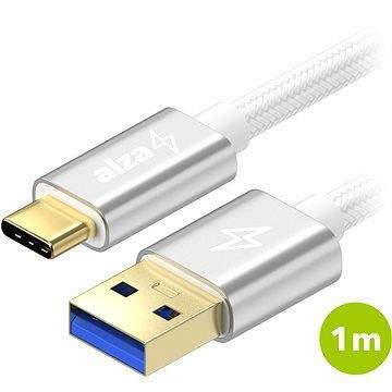 AlzaPower AluCore USB-C 3.2 Gen 1, 1m Silver