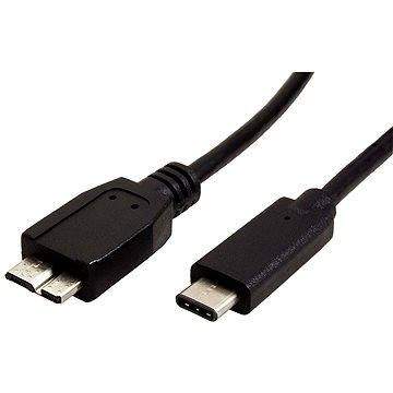 ROLINE USB 3.1 - micro USB3.0 B(M) -> USB C(M), 0.5m černý