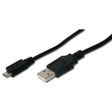 PremiumCord USB 2.0 propojovací A-B micro 1.5m