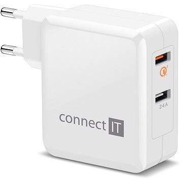 CONNECT IT InWallz QUALCOMM QUICK CHARGE 3.0 bílá