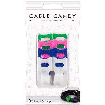 Cable Candy Hook and Loop 8ks mix barev