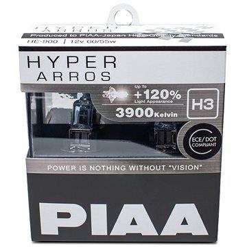 PIAA Hyper Arros 3900K H3 + 120% zvýšený jas, 2ks