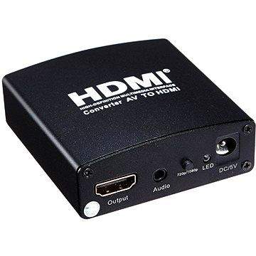PremiumCord převodník AV signálu a zvuku na HDMI