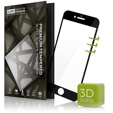 Tempered Glass Protector pre iPhone 7 / iPhone 8 - 3D GLASS, černé