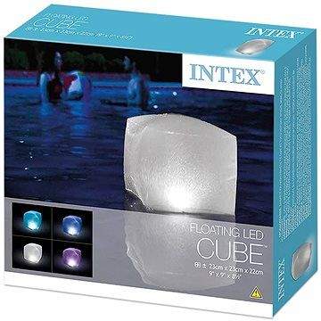 Intex LED plovoucí světlo kostka 28694