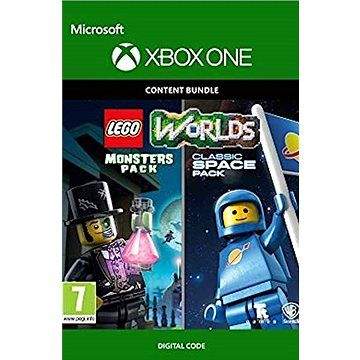 Microsoft LEGO Worlds Classic Space Pack and Monsters Pack Bundle - Xbox One Digital