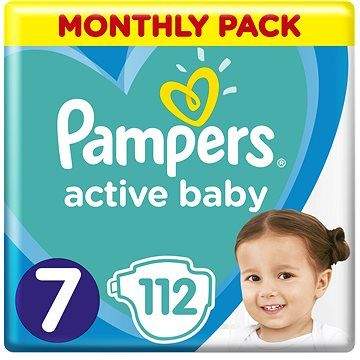PAMPERS Active Baby vel. 7 (112 ks) - měsíční balení