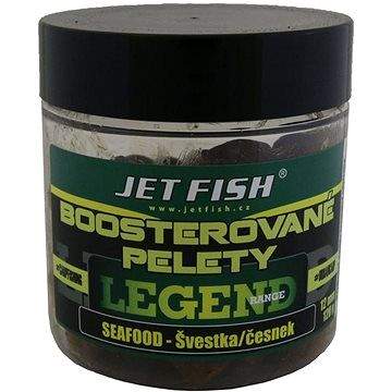 Jet Fish Boosterované pelety Legend Seafood + Švestka/Česnek 12mm 120g