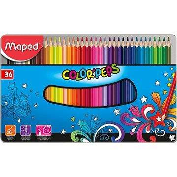 Maped Color Peps Metal Box, 36 barev