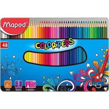 Maped Color Peps Metal Box, 48 barev