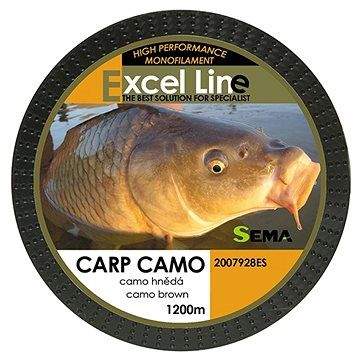 Sema Vlasec Carp Camo Brown 0,25mm 8,4kg 1200m
