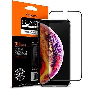 Spigen Glass FC HD Black iPhone XS/X