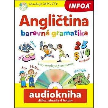 Infoa Angličtina barevná gramatika + CD: audiokniha délka nahrávky 4 hodiny