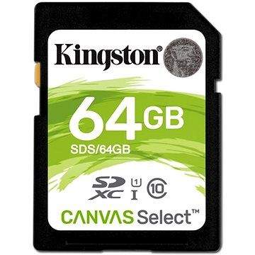 Kingston Canvas Select SDXC 64GB UHS-I U1