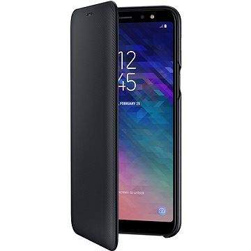 Samsung Galaxy A6+ Wallet Cover černé