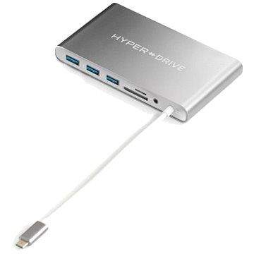 HyperDrive Ultimate USB-C Hub - Stříbrný
