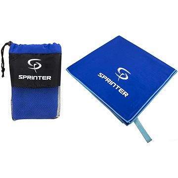 Sprinter - ručník z mikrovlákna 100 × 160 cm - modrý
