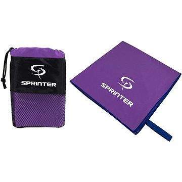 Sprinter - ručník z mikrovlákna 100 × 160 cm - fialový