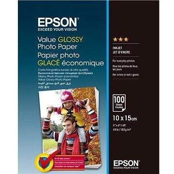 EPSON Value Glossy Photo Paper 10x15cm 100 listů