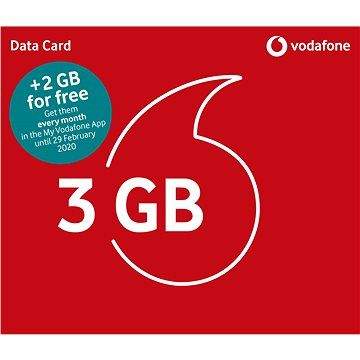 Vodafone datová karta - 3 GB dat