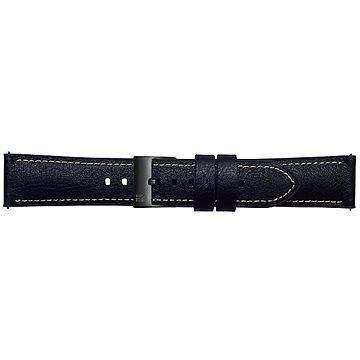 Samsung Galaxy Watch Braloba strap Rubber/Leather 22mm - Urban Traveller Černá
