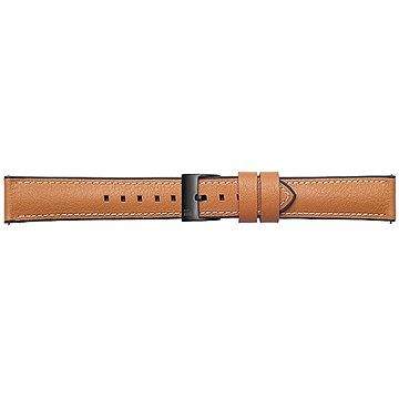 Samsung Galaxy Watch Braloba strap Rubber/Leather 20mm - Urban Traveller Tan