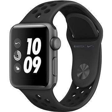 Apple Watch Series 3 Nike+ 38mm GPS Vesmírně šedý hliník s antracitovým sportovním řemínkem Nike