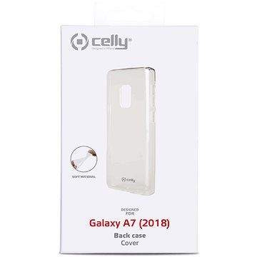 CELLY Gelskin pro Samsung Galaxy A7 (2018) bezbarvý