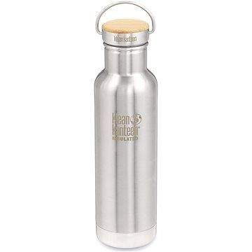 Klean Kanteen Insulated Reflect w/Bamboo Cap - brushed stainless 592 ml