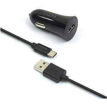 FIXED Rapid Charge Car USB-C černá