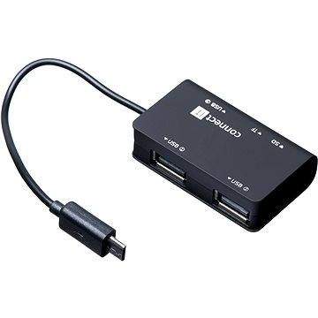 CONNECT IT OTG Hub & Reader, USB + micro USB